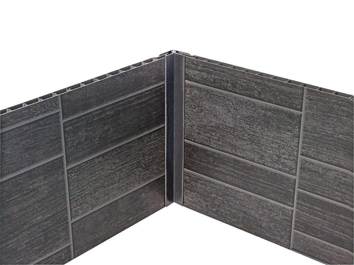 Profil d'angle en PVC pour lambris 8 mm épais