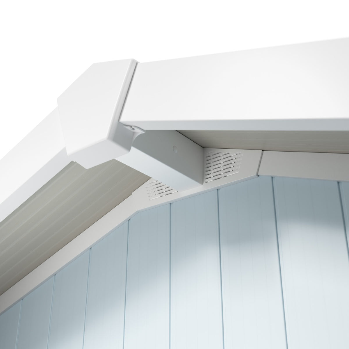 Abri de jardin 4,9 m² gris-bleu Utility