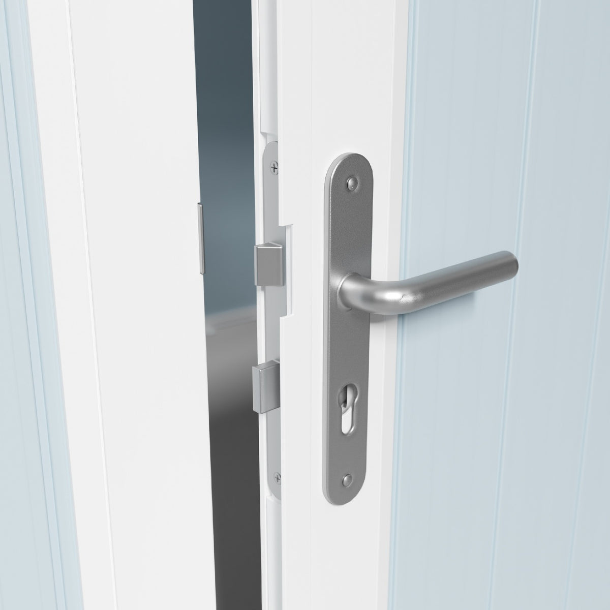 Abri de jardin 4,9 m² gris-bleu Utility