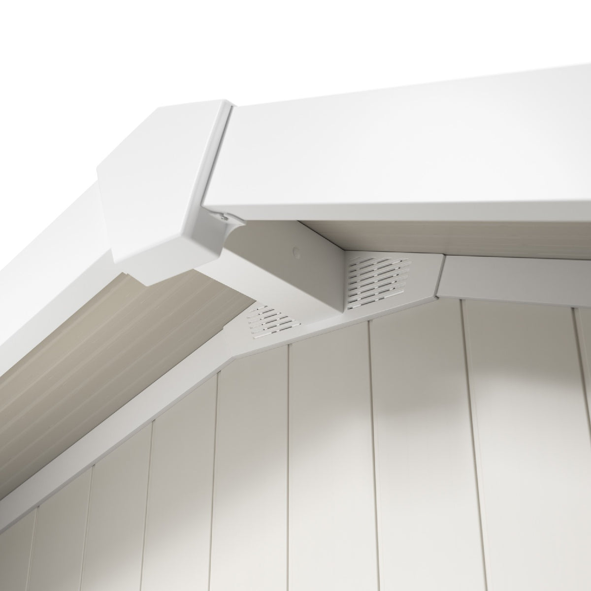 Abri de jardin 11 m² gris - vert Utility
