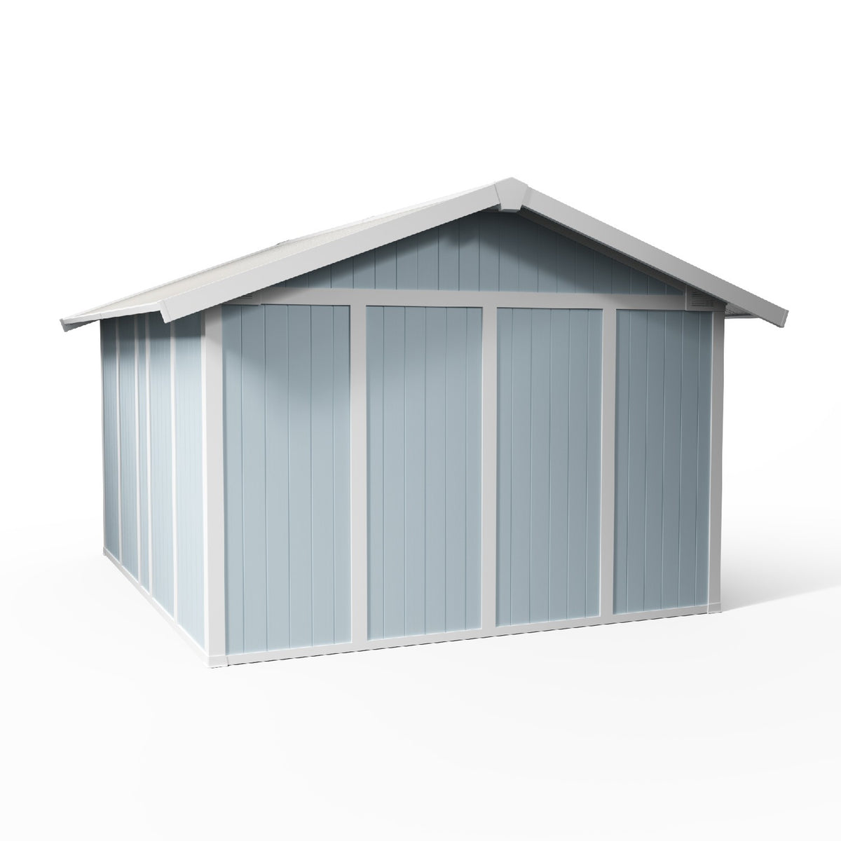 Abri de jardin 11 m² gris - bleu Utility