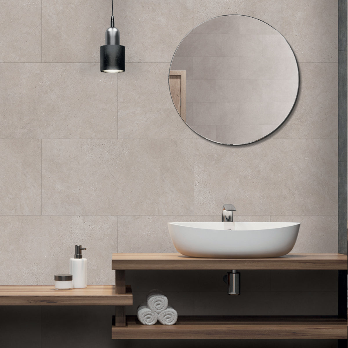 Dalles murales Gx Wall+ 45x90 cm Cream slate