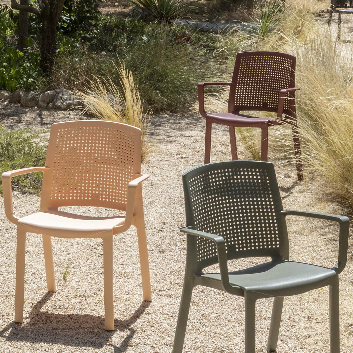 Fauteuil de jardin résine Luce