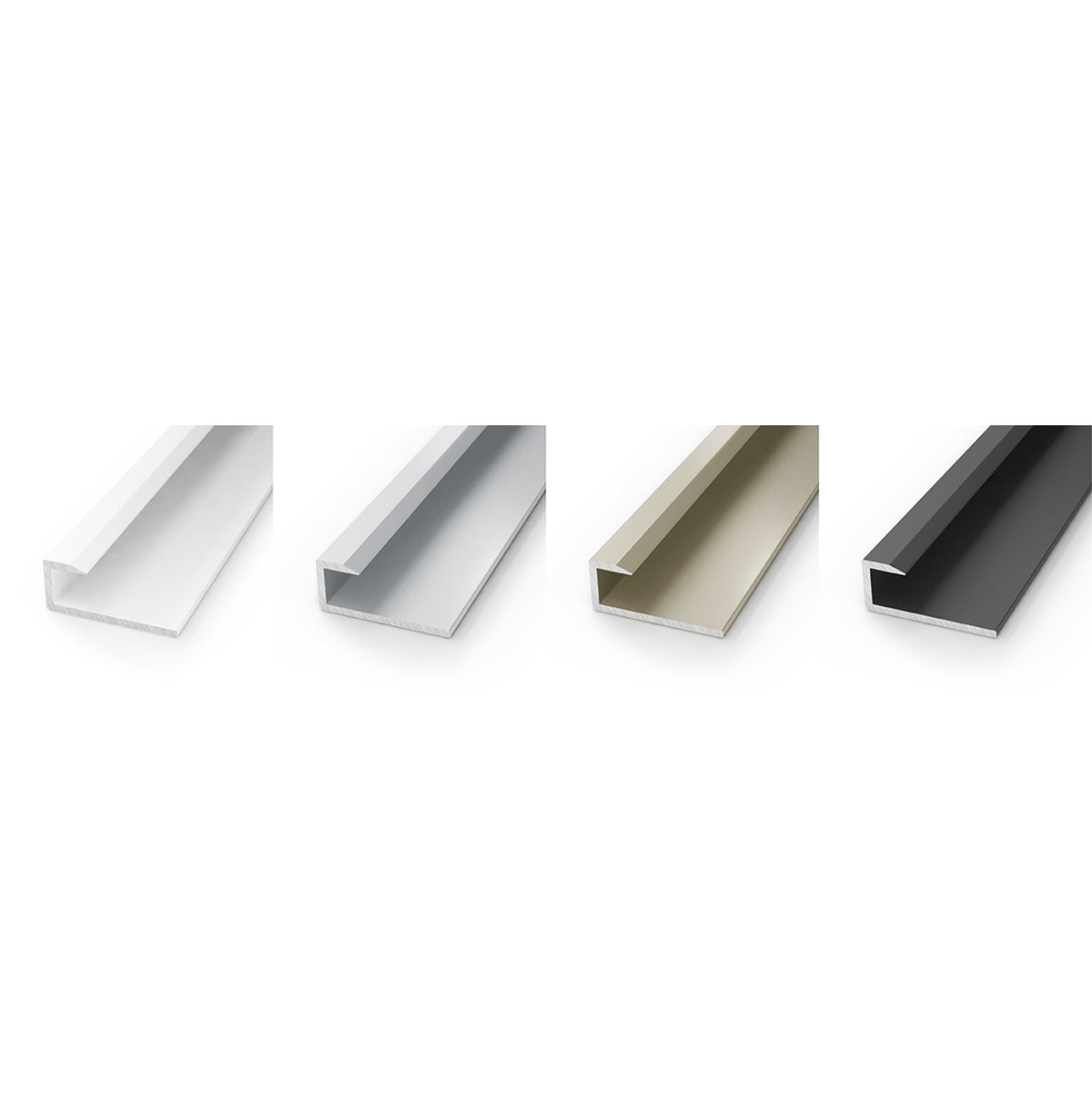 Profil de finition de départ aluminium